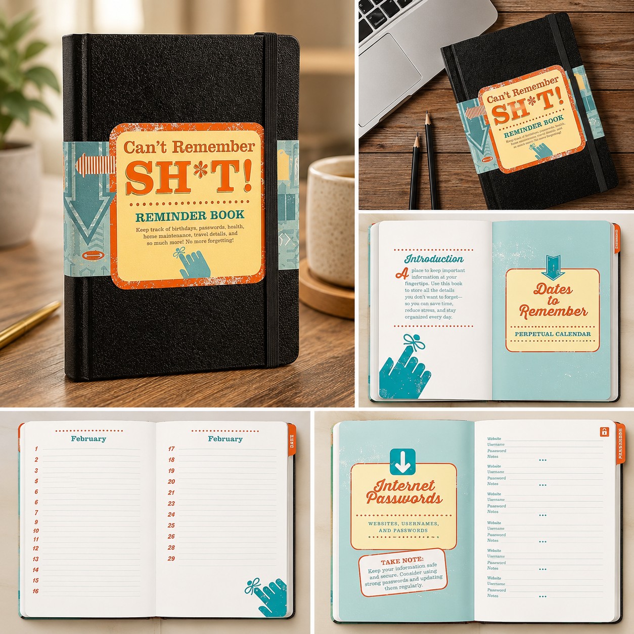 Can't Remember Sh*t Book